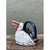 Off-white Vintage Coastal Glazed Ceramic Pelican Teapot For Sale - Image 8 of 12