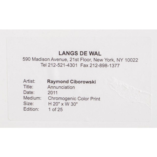 Raymond Ciborowski "Annunciation" C-Print For Sale In New York - Image 6 of 9