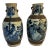 Pair of 19th Century G E Type Crackle Chinese Vases For Sale