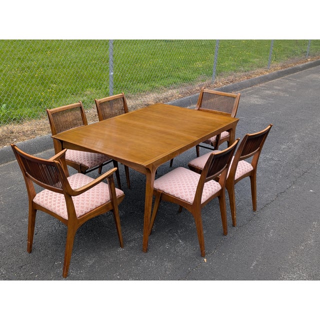 John Van Koert for Drexel Profile Mid Century 10 Person Dining Table For Sale - Image 18 of 18