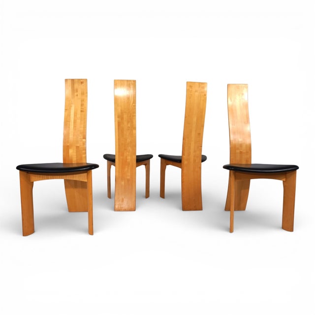 Vontage Iris Dining Chairs by Bob Van Den Berghe, 1980, Set of 4 For Sale - Image 15 of 18