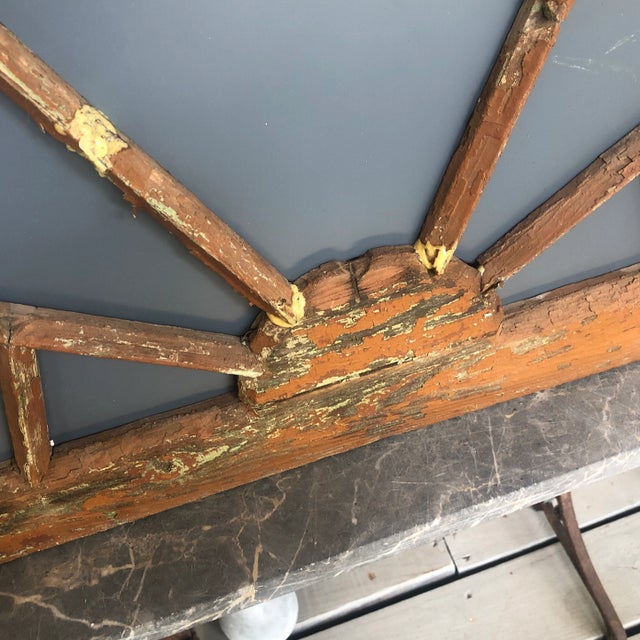 1950s Arched Window Frame With Mirror For Sale - Image 10 of 13