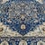 Fine Navy Blue Persian Tabriz Hand-Knotted Wool Rug - 8' X 9'10" For Sale - Image 6 of 16