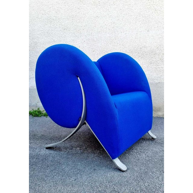 1990s Virgola Armchair by Yaakov Kaufman for Arflex, Italy, 1991 For Sale - Image 5 of 15
