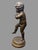 Early 20th Century Antique Victorian Clodion 13.5" Figural Bronze Statue Sculpture Musician For Sale - Image 5 of 8