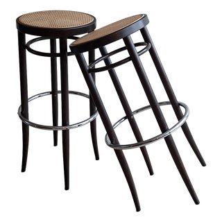 204 RH Bar Stools from Thonet, 1970s, Set of 2 For Sale