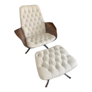 1960s Vintage Mulhauser Mr Chair Original Lounge With Chaise For Sale