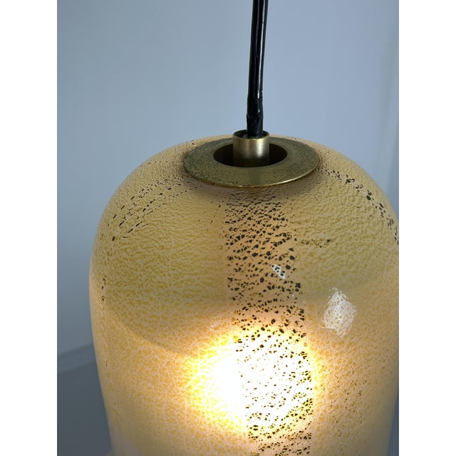 Mid-Century Modern Bell Lamp in Murano Glass and Brass, 1960s For Sale - Image 12 of 16