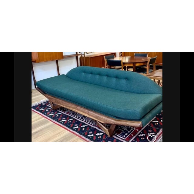 2020s Mid Century Style Adrian Pearsall Inspired Gondola Sofa For Sale - Image 5 of 6