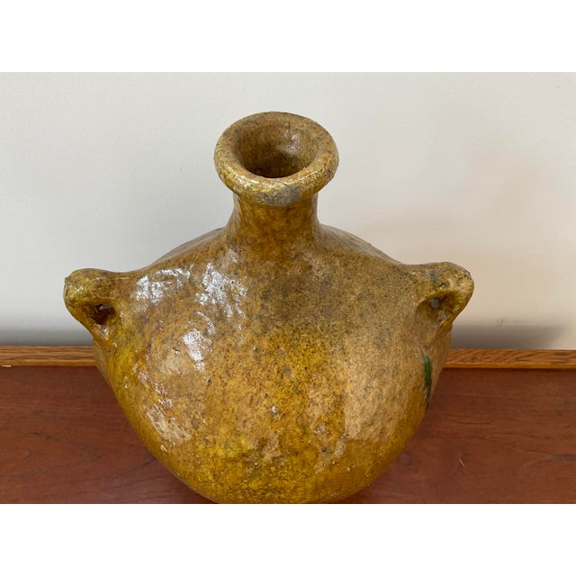 Yellow 1980s Moroccan Vessel in Yellow For Sale - Image 8 of 18