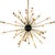 Gold Vintage Sputnik Hanging Lamp in the style of Stilnovo, 1950s For Sale - Image 8 of 8
