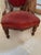 Red Antique Victorian Renaissance Revival Carved Walnut Armchair, Circa 1880 For Sale - Image 8 of 10
