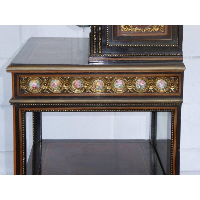 19th Century Amboyna and Ebony Cabinet For Sale - Image 10 of 11