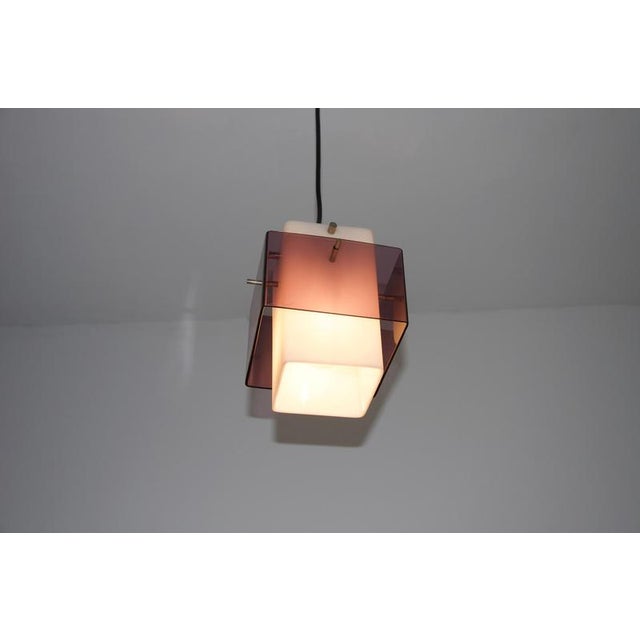 Acrylic Glass Pendant Lamp, Germany, 1970s For Sale - Image 12 of 13