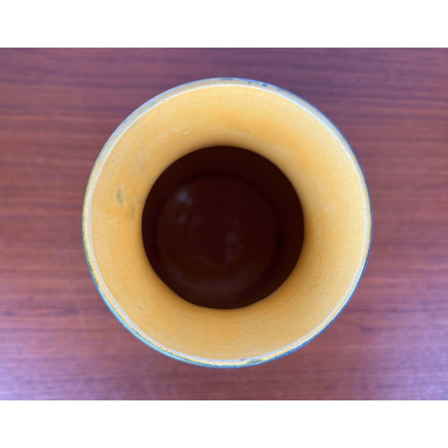 Blue Vintage West German Pottery WGP Vase from Bay, 1970s For Sale - Image 8 of 14