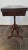American Antique 1920s Mahogany Duncan Phyfe Game Table Harp Style American Federal For Sale - Image 3 of 8
