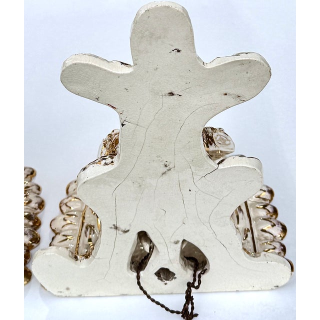 English Ceramic Bird Wall Bracket Shelves, Pair, 19th Century For Sale - Image 11 of 13