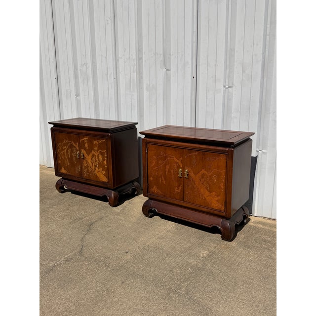 ✨ A MATCHING PAIR. ONE PRICE. ✨ We just added a pair of vintage walnut console cabinets by Broyhill — and yes, the price...