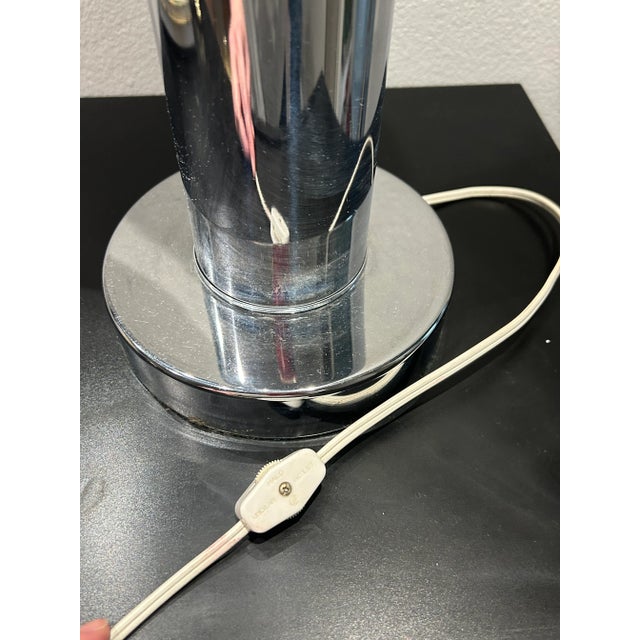 1970s Chrome and Murano Glass Lamp, Italy, 1970 For Sale - Image 5 of 8