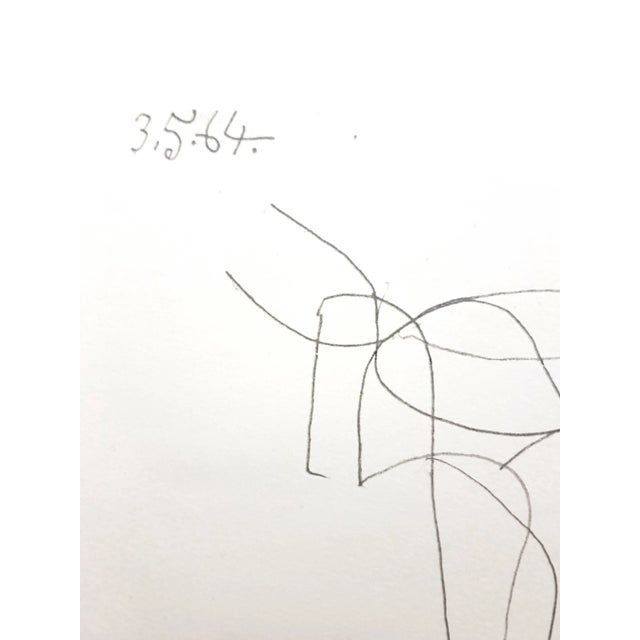 Artist: Pablo Picasso (after) Medium: lithograph, Arches paper Portfolio: Le Goût de Bonheur Year: 1970 Edition: Total of...