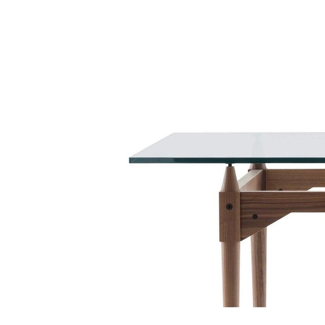 Mid-Century Modern TL3 Table in Glass & Wood by Franco Albini for Cassina For Sale - Image 6 of 16