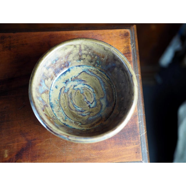 1970s French Tenmoku Michel Le Gentil Bowl For Sale - Image 6 of 11