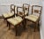 Vintage Art Nouveau Walnut Dining Chairs, Set of 4 For Sale - Image 5 of 7
