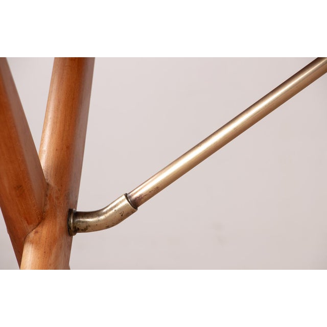Danish Model at 303 Dining Table in Teak and Beech and Brass by Hans Wegner for Andreas Tuck, 1960 For Sale - Image 12 of 18