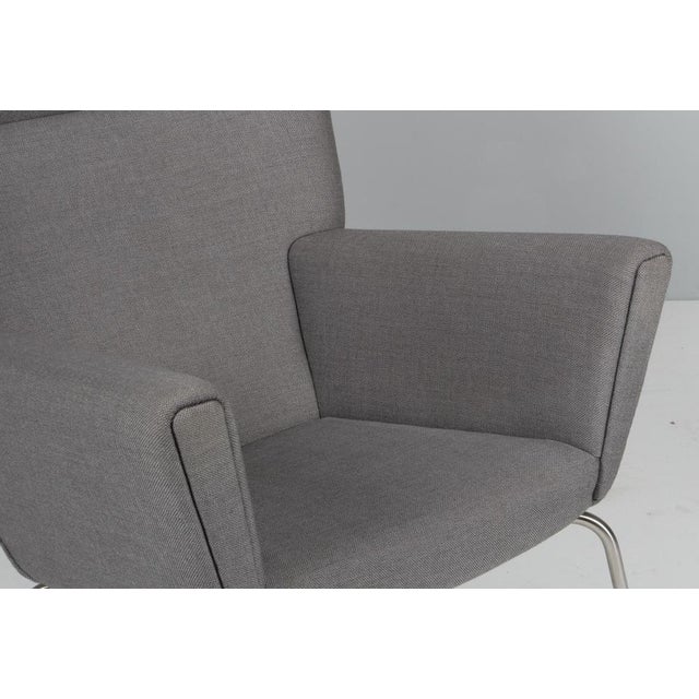Early 21st Century Model CH445 Wing Chair in Original Leather by Hans J. Wegner, 2010s For Sale - Image 5 of 10