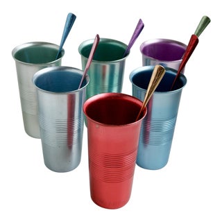 Mid-Century Italian Beverage Set - Set of 12