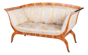 Biedermeier Cherrywood Sofa by Josef Danhauser, Austria, 1820s