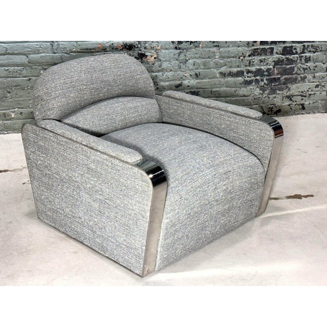 Postmodern Brueton Habana Lounge Chair by Stanley Friedman, 1980 For Sale - Image 3 of 10