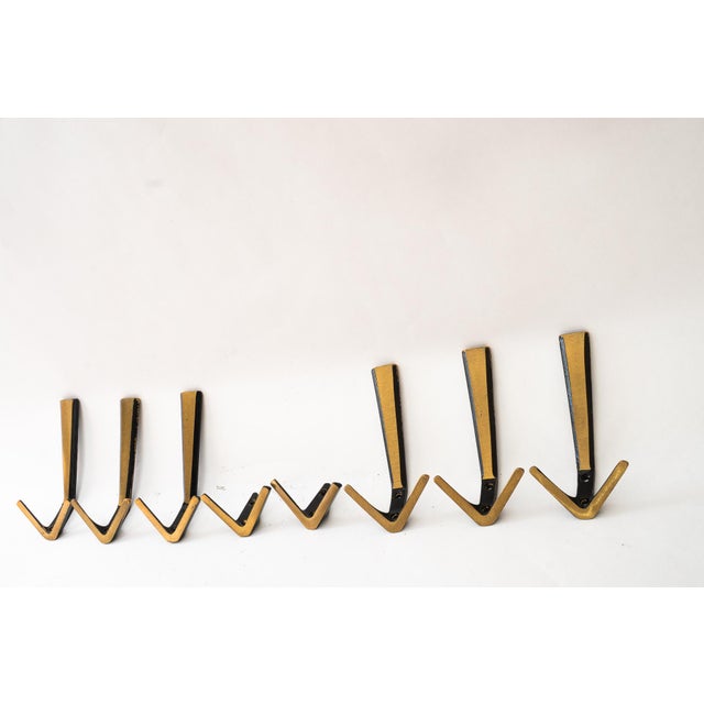 Mid-Century Modern Wall Hooks by Herta Baller, 1950s, Set of 8 For Sale - Image 3 of 7