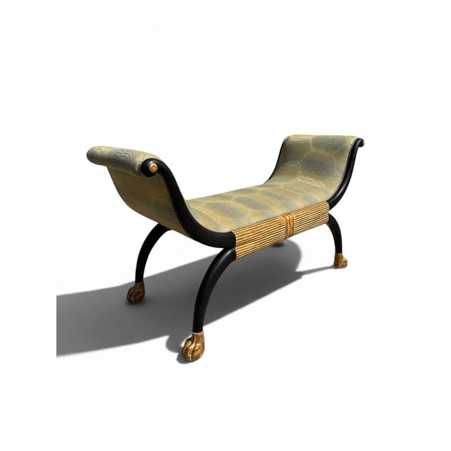 Stunning bench from prestigious Rose Tarlow Melrose House. The Regency Paw Foot Bench is from the archival collection and...