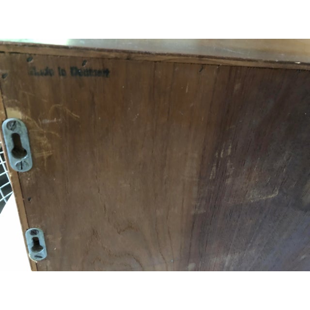 Brown Vintage Mid-Century Danish Floating Teak Desk by Sven Ellekaer. For Raymor Omnibus. For Sale - Image 8 of 10