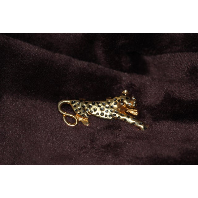 1980s Vintage Jaguar Brooch Pin, 1980s For Sale - Image 5 of 12