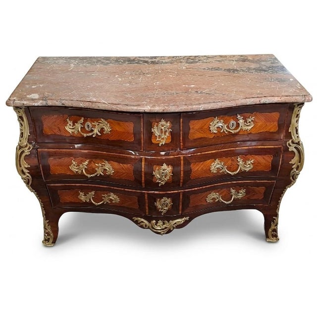 Louis XV Paneled Chest of Drawers, France For Sale - Image 4 of 8