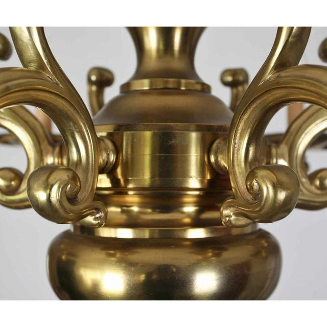 Antique Neo-Renaissance Chandelier, 1950s For Sale - Image 6 of 6