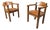 Vintage Belgian Wooden Armchairs, 1970s, Set of 4 For Sale