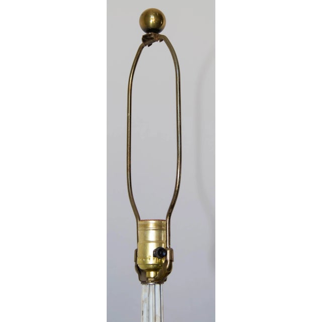 Vintage Anglo-Indian Engraved Brass Candlestick Table Lamp, Circa 1950 For Sale - Image 12 of 18