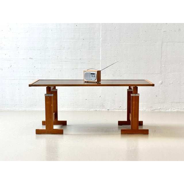 Mid-Century Modern Vintage Height-Adjustable Worktable, 1970s For Sale - Image 3 of 16