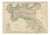 Antique Hand-Colored Political Map of Italy, 1860 For Sale