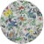 Nicolette Mayer Garden Fantasia 16" Round Pebble Placemats, Set of 4 For Sale