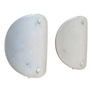 Danish Art Glass Cloud Wall Sconces from Holmegaard, 1980s, Set of 2 For Sale