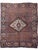 Persian Square Antique Village Tribal Rug Mallard Greens, Terracotta 5.2 x 6.3 For Sale - Image 3 of 9