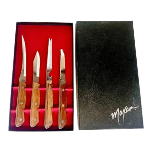 1960s Mid-Century Traditional Boho Chic Maxam Specialty Knives - Set of 4