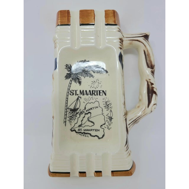 Ceramic Vintage St Maarten Ashtray For Sale - Image 7 of 11