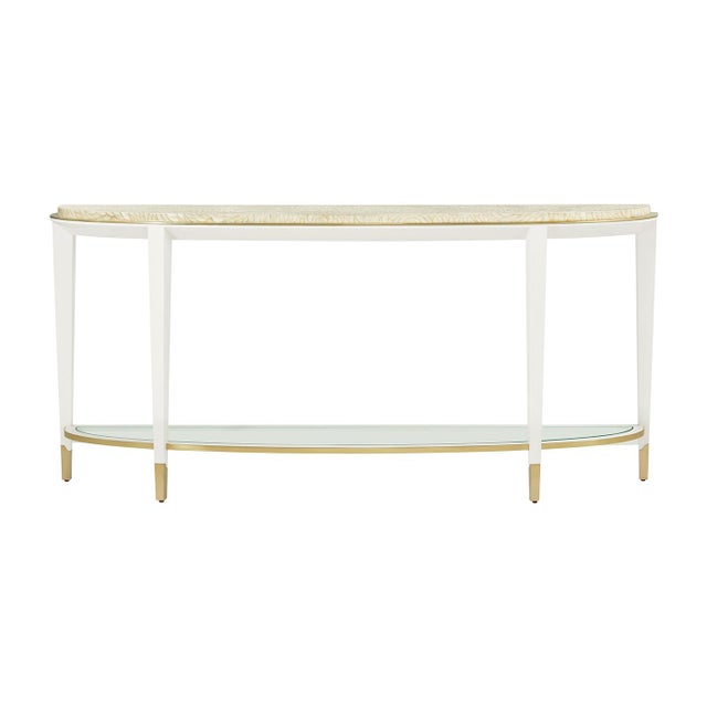 Bring timeless glamour to center stage with its luxurious materials and refined detailing. The hand-painted and polished...