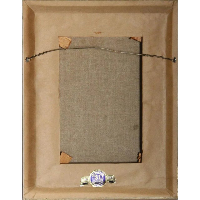 Realism Sandu Liberman, Portrait of a Young Man, Oil on Canvas For Sale - Image 3 of 5