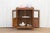 Indian Vintage Teak Glass Kitchen Cabinet For Sale - Image 3 of 10
